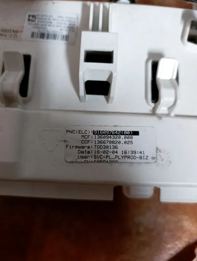 Modulo Tarjeta Control Secadora AEG