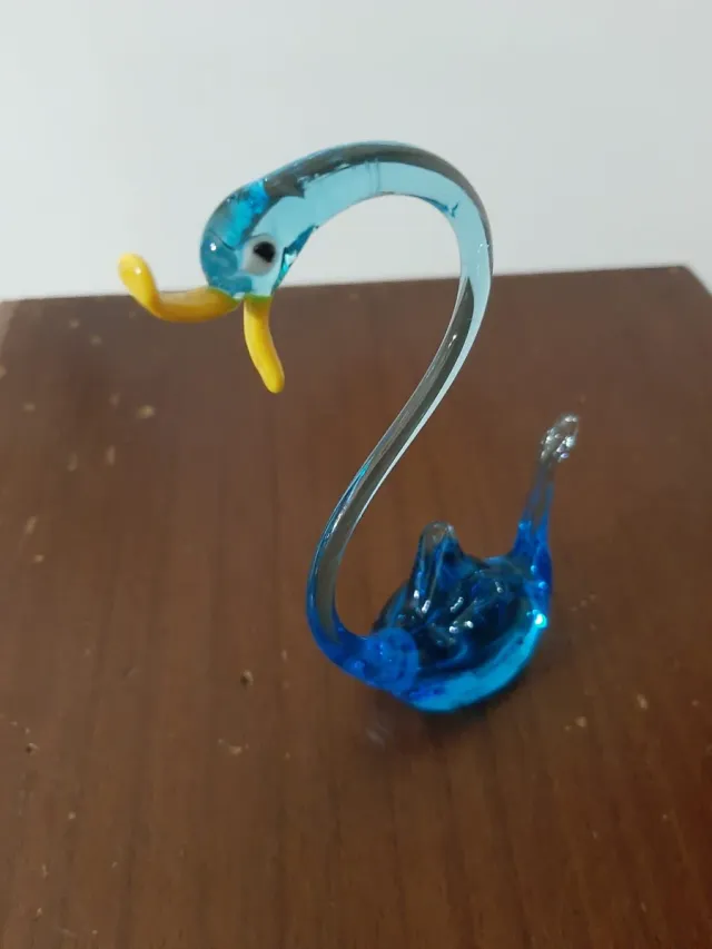 Cigno in vetro di Murano