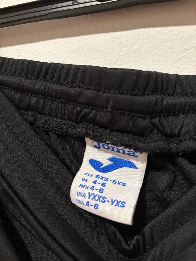 Pantalones cortos JOMA niño negros