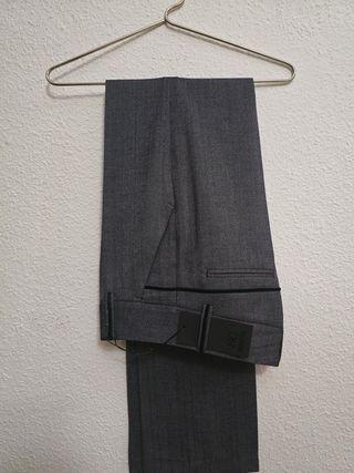 Blazer SC gris con cinturón Talla S