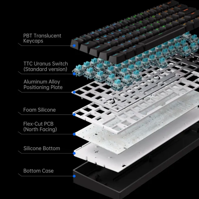MCHOSE Ace 60 Teclado Gaming Hall Effect
