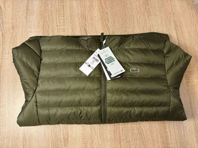 Chaqueta acolchada Lacoste verde