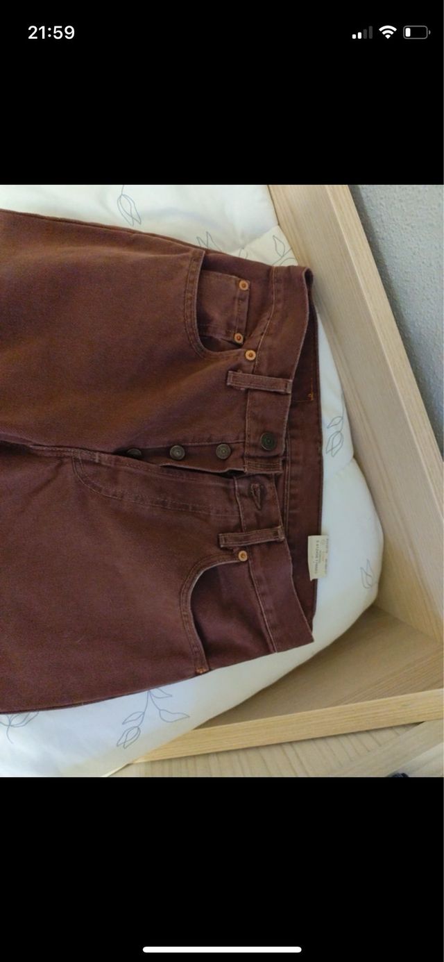 Vaqueros Levi's marrones