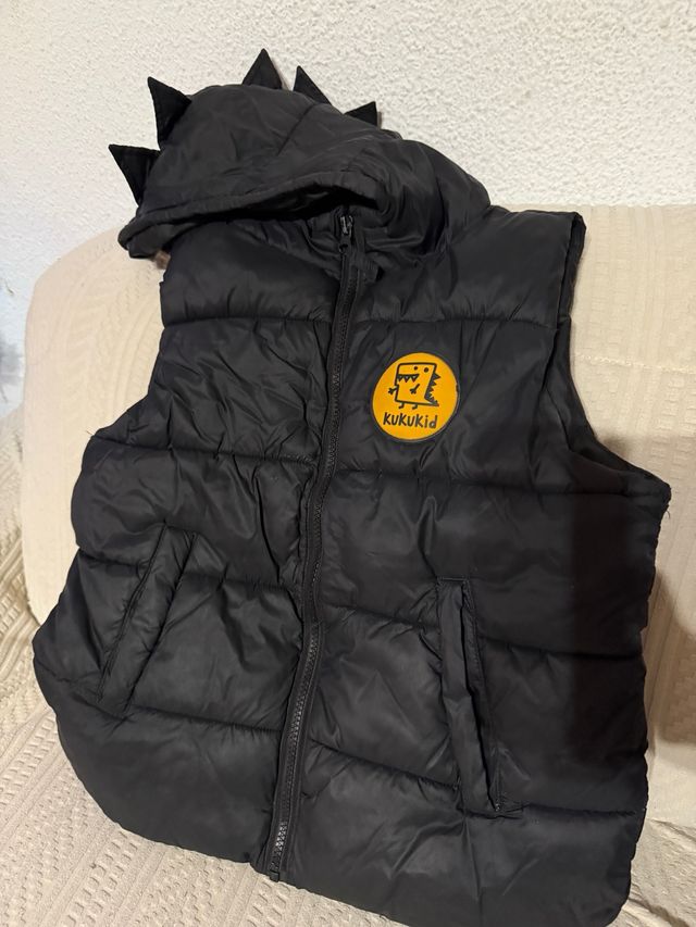 Chaleco niño capucha dinosaurio