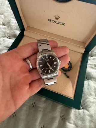 Rolex Oyster Perpetual 36mm Negro 2020