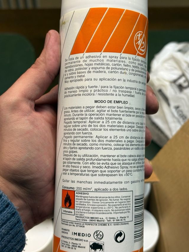 IMEDIIO Adhesivo Spray 500 ml