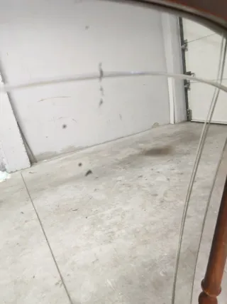 Espejo madera marco curvo