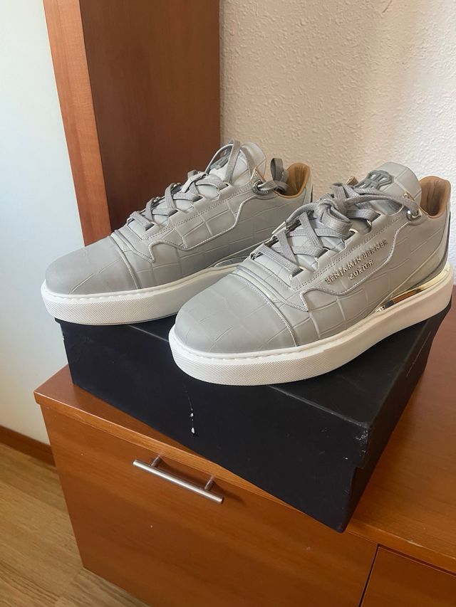 Zapatillas Benjamin Berner Grises y Plateadas