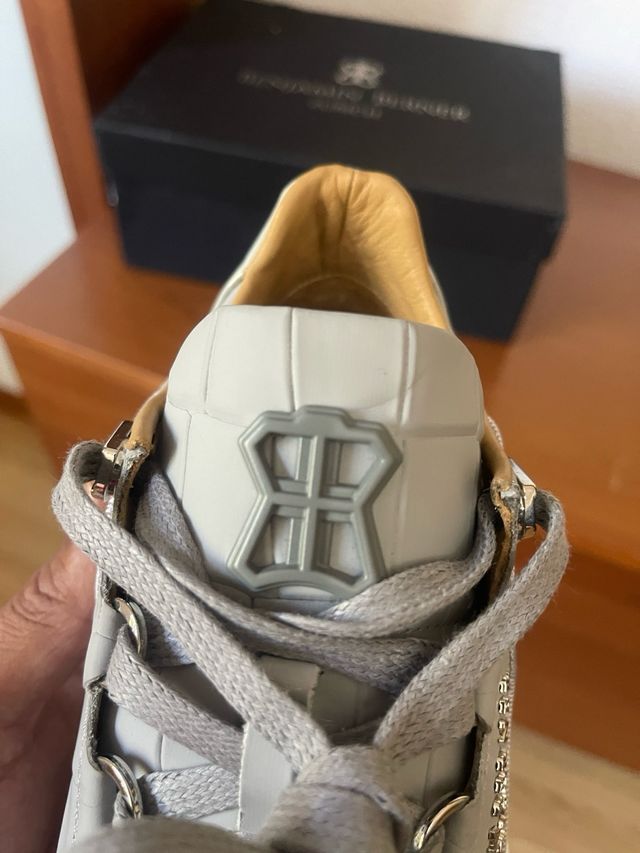 Zapatillas Benjamin Berner Grises y Plateadas