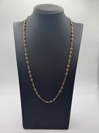 Ref281 Cadena de diseño de oro de 18k