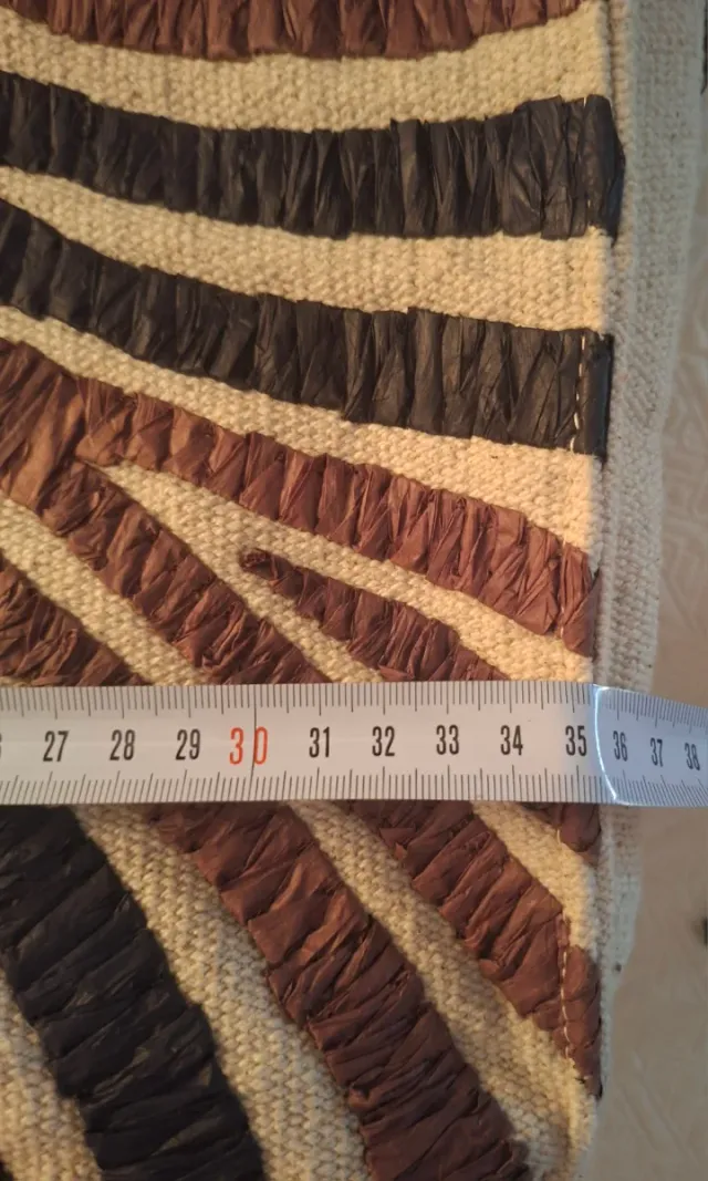 Bolso Parfois cebra beige, marrón y negro