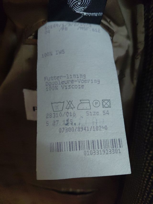 Americana hombre talla 54 gris y amarillo