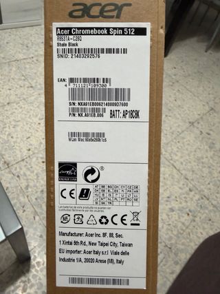 Acer Chromebook Spin 512