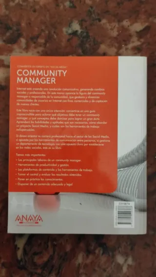 Libro Community Manager - Gurús Press