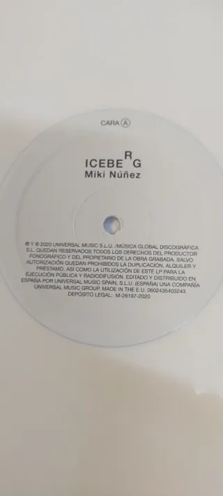 ICEBERG - MIKI NUÑEZ  LP/VINILO/DISCO