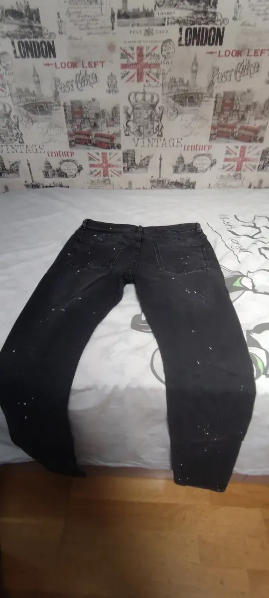 Pantalones tejano negros