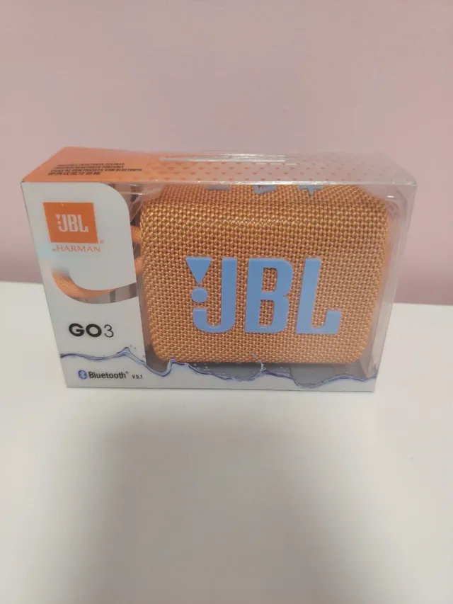 Altavoz Bluetooth JBL GO3 Naranja