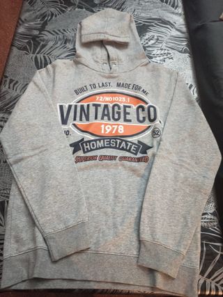 Sudadera Vintage Co. 1978 Gris