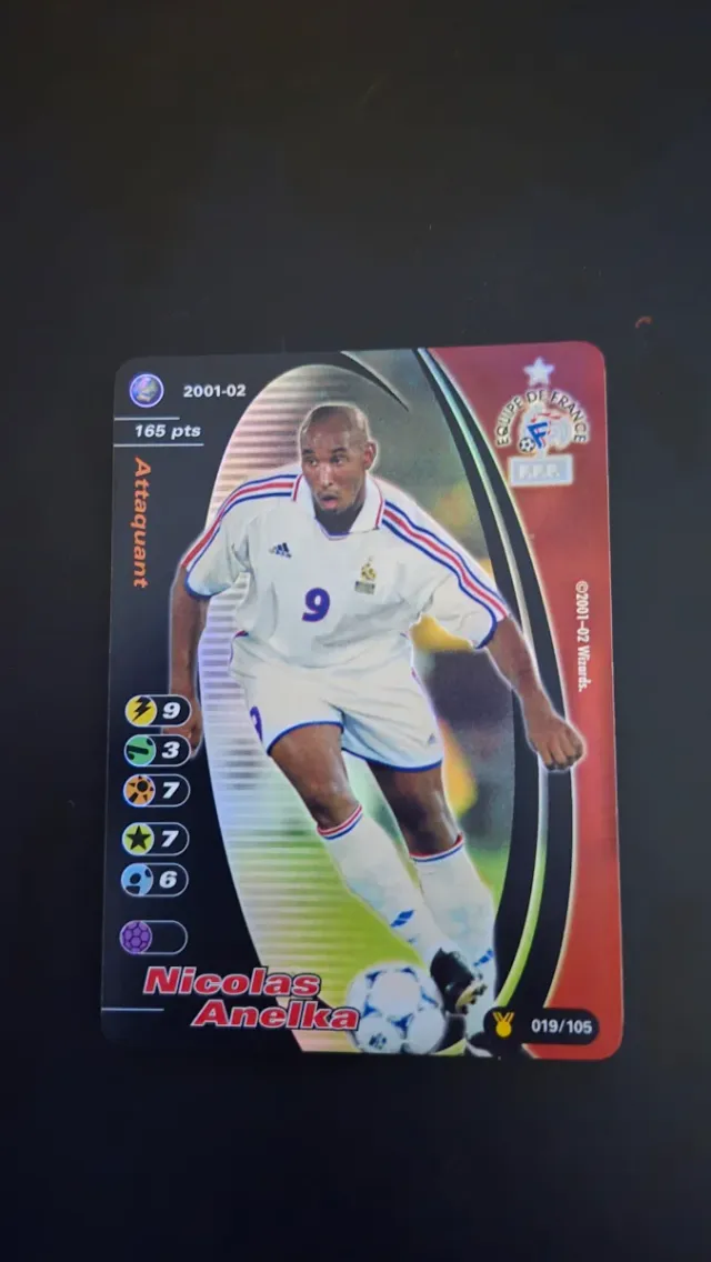 Vieira anelka  football champions 2001 2002 france