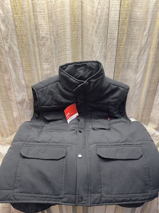 Chaleco acolchado multibolsillos Velilla negro