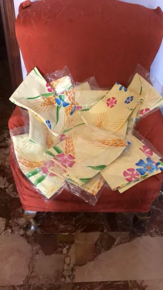 Set 21 Tovaglie quadrate  Mulino Bianco 100% coton