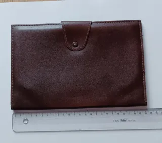 Cartera multiusos marrón vintage