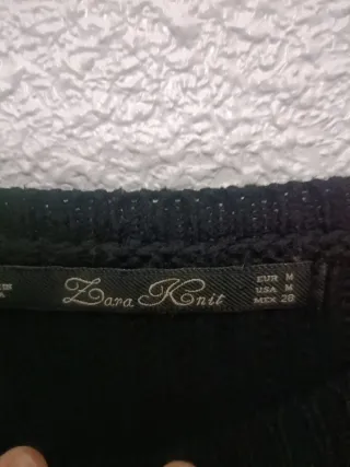 Jersey Zara Negro Corazones