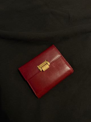 Cartera YSL Burdeos Vintage Piel