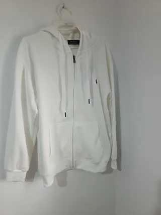 Sudadera  Blanca Chico