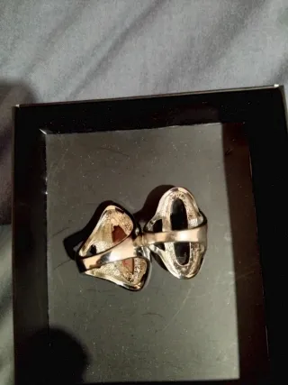 2 Anillos Piedras Grandes Diseño Moderno