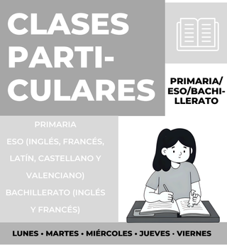 CLASES PARTICULARES ONLINE/A DOMICILIO