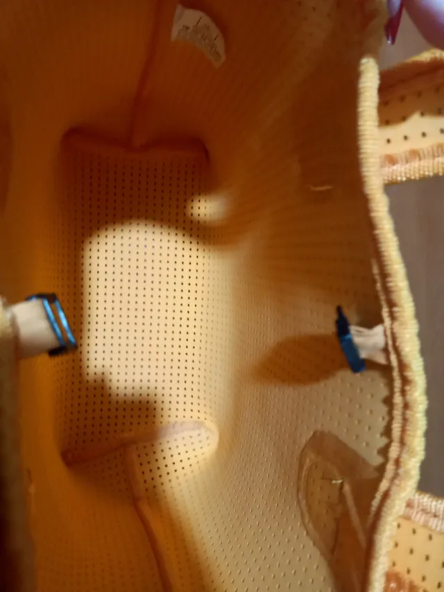 Borsa mare arancione e gialla