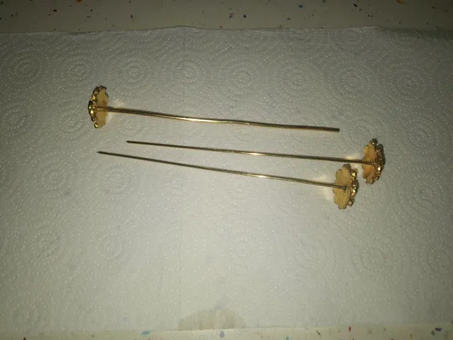 3 Agujas cañón espada i rascamoños de Fallera Or