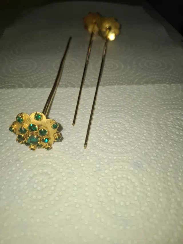 3 Agujas cañón espada i rascamoños de Fallera Or