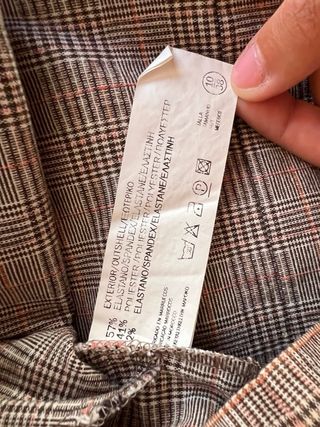 Minifalda cuadros cintura alta