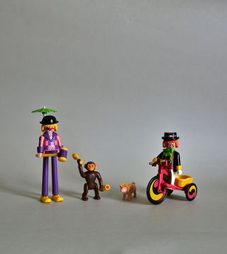 Playmobil Lote Payasos Circo Con Triciclo