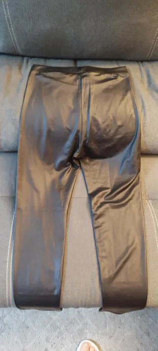 Leggings efecto piel mujer