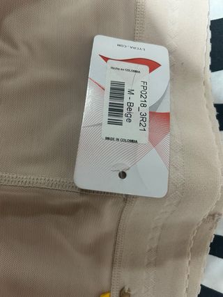 Faja Colombiana Beige Talla M  SIN USO