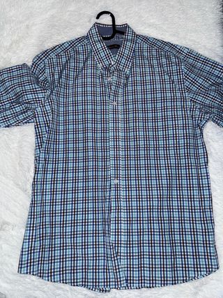 Camisa de cuadros hombre