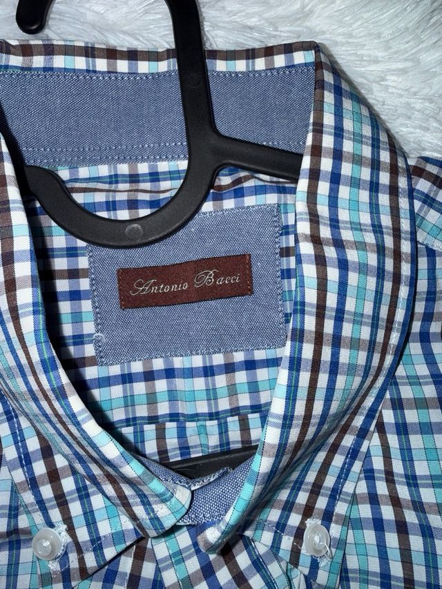Camisa de cuadros hombre