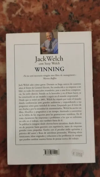 Libro Winning de Jack Welch (3ª Edición)