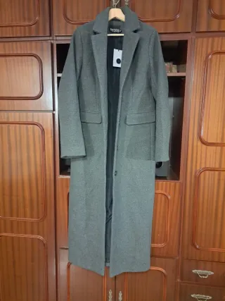 Abrigo largo gris Pieces