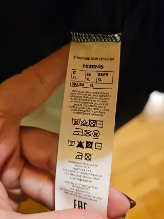 Maglia Tezenis Uomo Blu Taglia XL