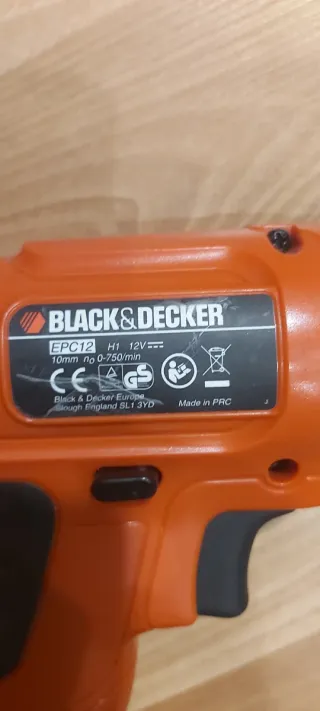 Taladro Black & Decker 12V