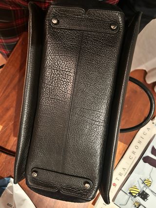 Bolso Coach de cuero negro