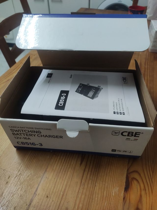 Cargador Batería CBE CB516-3 12V-16A