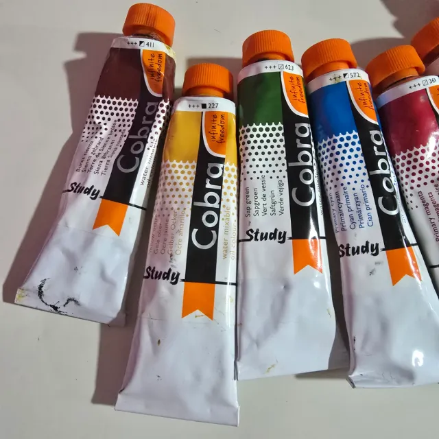 Tubos de pintura Cobra Study