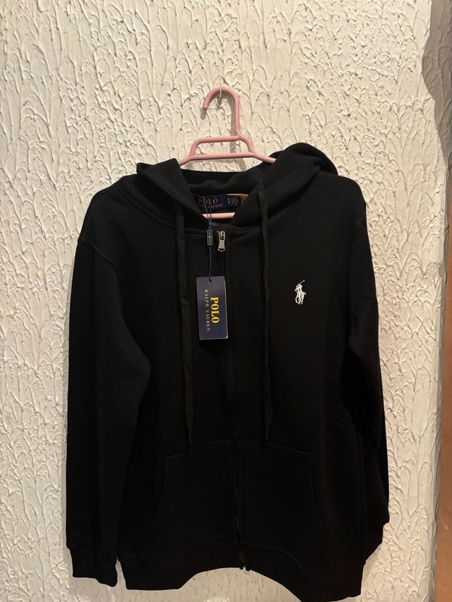 Chaqueta Polo Ralph Lauren Negra Cremallera