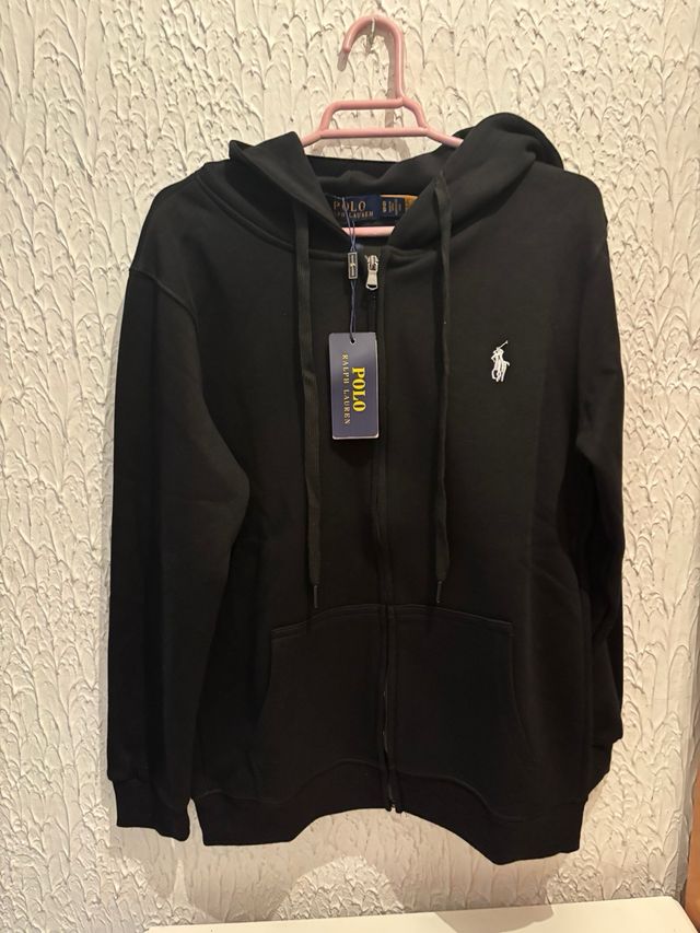 Chaqueta Polo Ralph Lauren Negra Cremallera