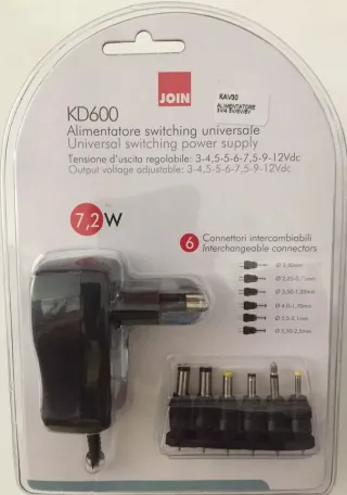 Alimentatore MATSUYAMA HB020 3-12V 600mA